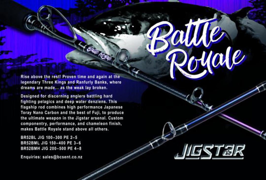 Jigstar Battle Royal Medium Light  150-400Grm OH Rod image 0